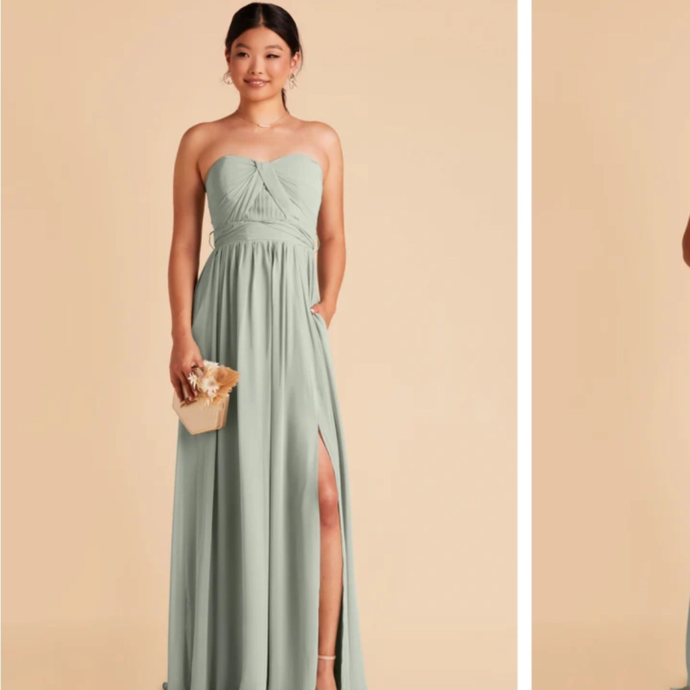 Birdy Gray Grace Convertible Dress with Slit - Size S